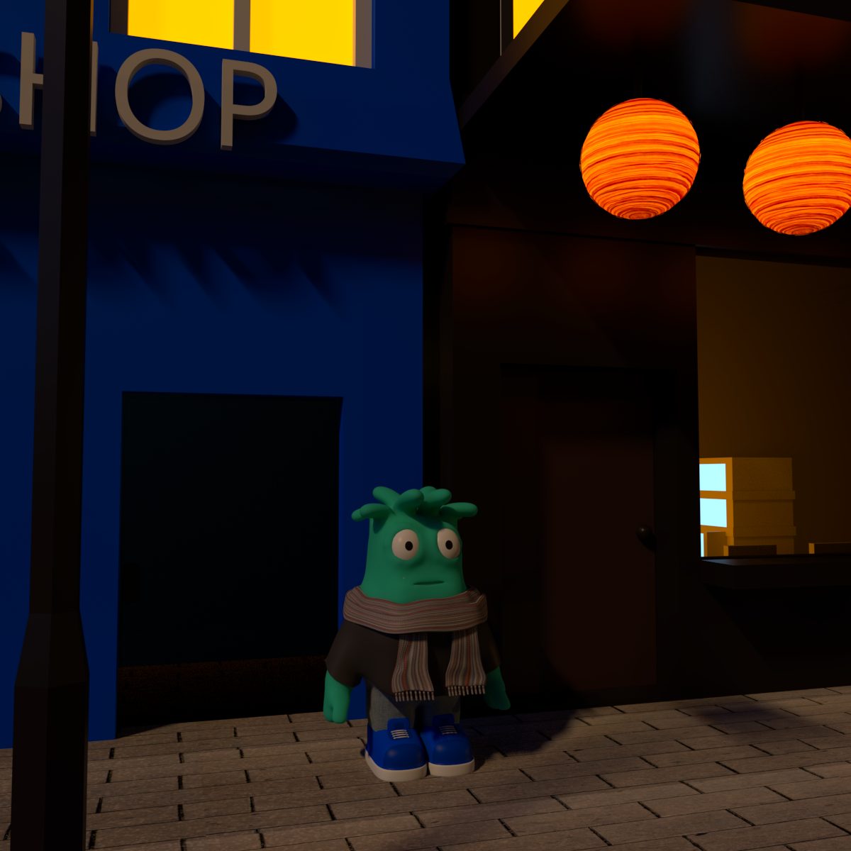 Monster night walk — personal exploration