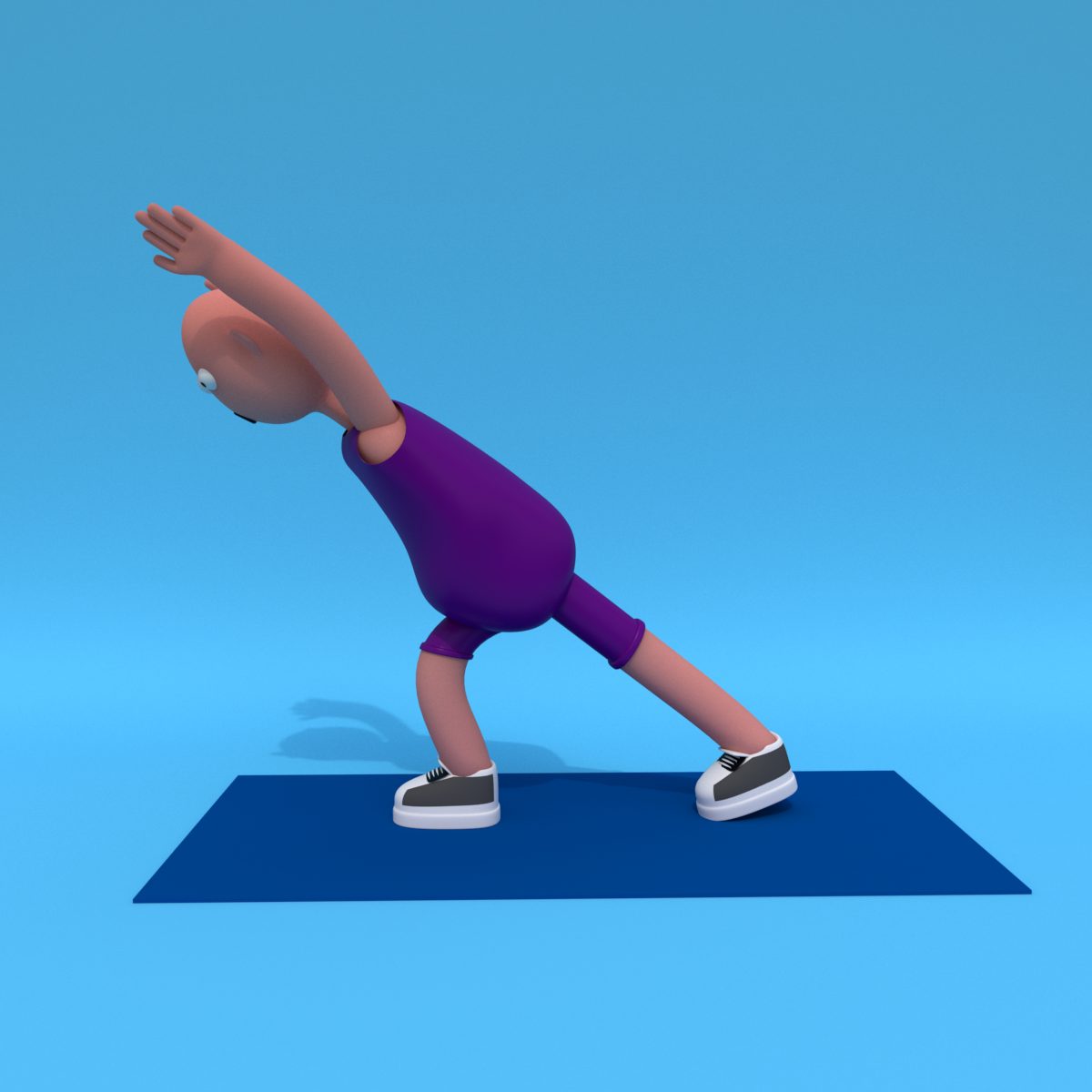 Yoga stretch — personal exploration